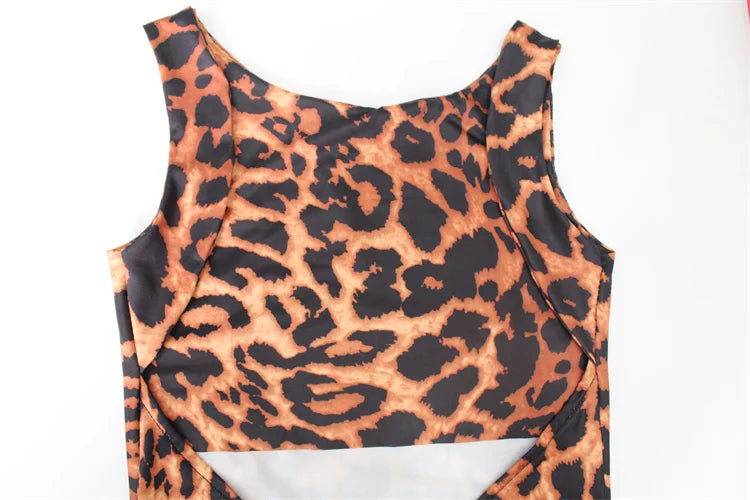 Party Leopard Print Dress