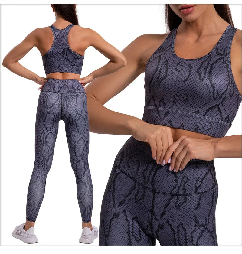 Animal Print Yoga Set