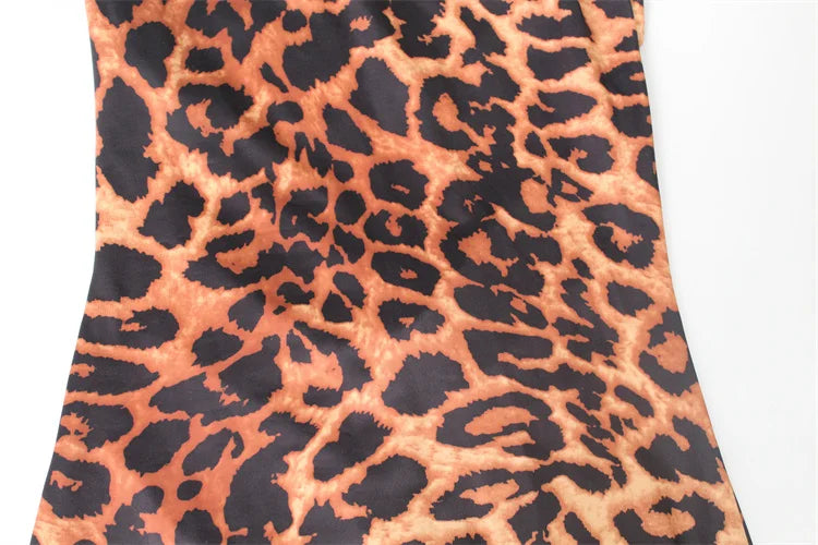 Party Leopard Print Dress