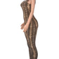 Leopard Print Elastic Jumpsuit