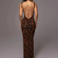 Party Leopard Print Dress