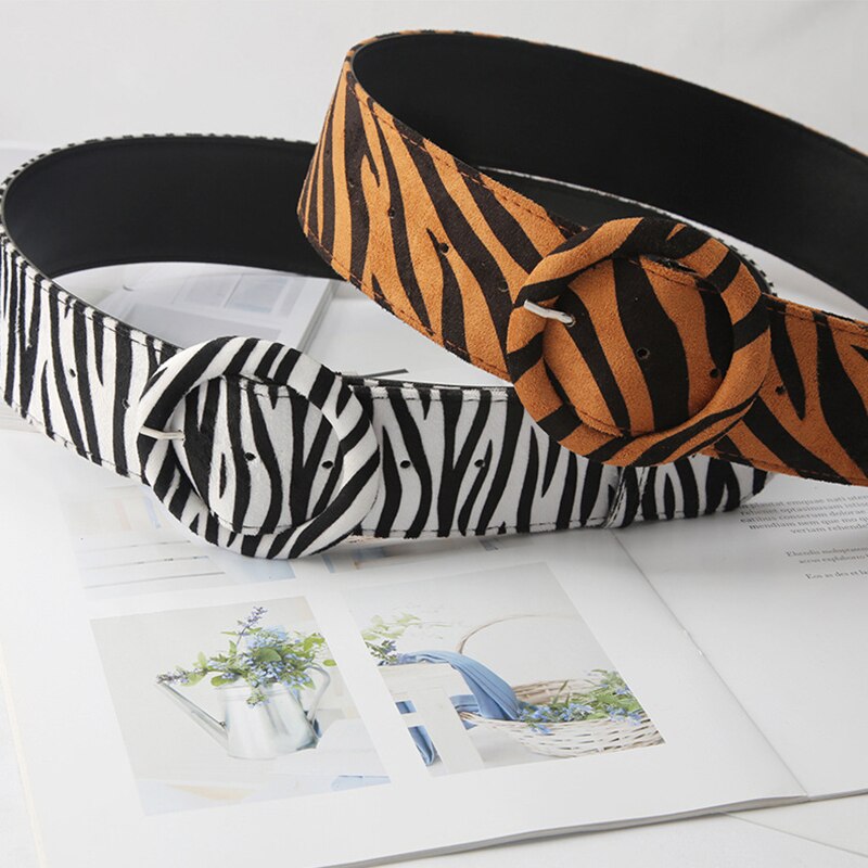 Animal Print Wide Waistband