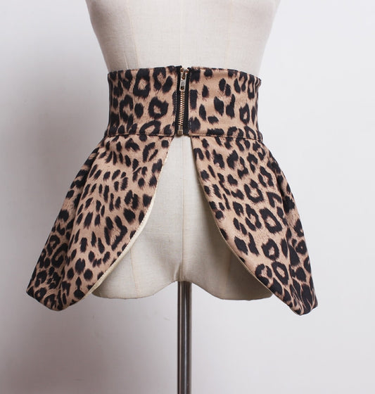 Leopard Print Butterfly Corset