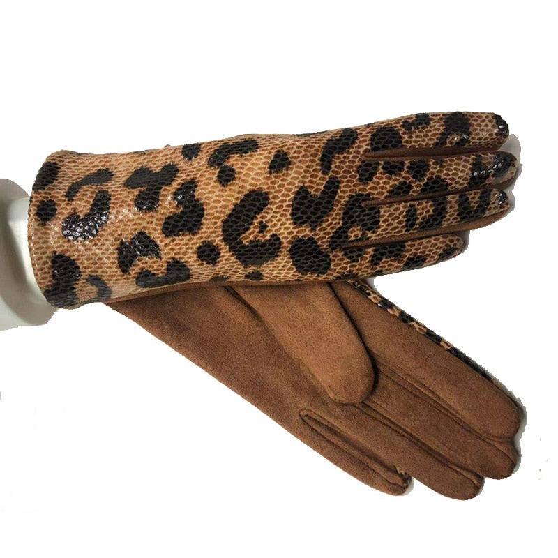 Animal Print Gloves