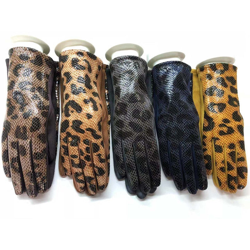 Animal Print Gloves