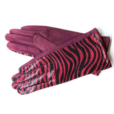 Animal Print Gloves