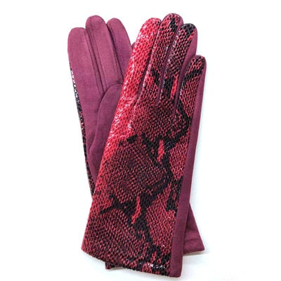 Animal Print Gloves