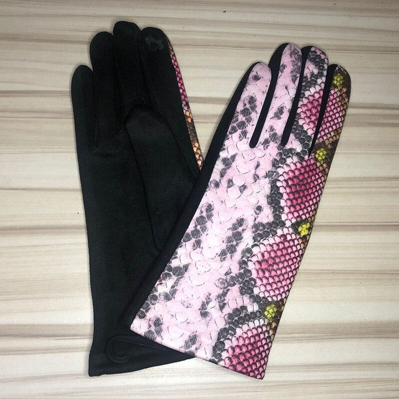 Animal Print Gloves