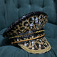 Captains Leopard Print Festival Hat