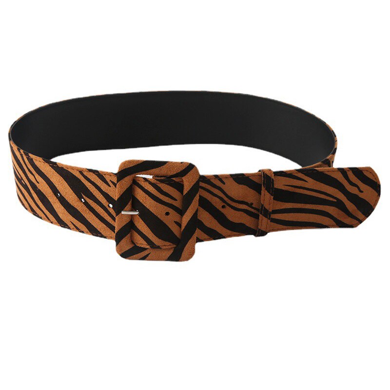 Animal Print Wide Waistband