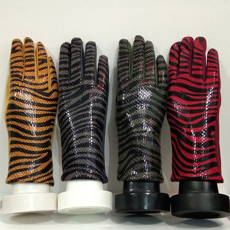 Animal Print Gloves