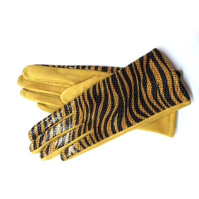 Animal Print Gloves