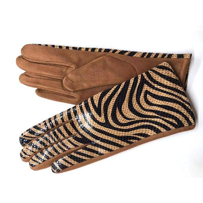 Animal Print Gloves