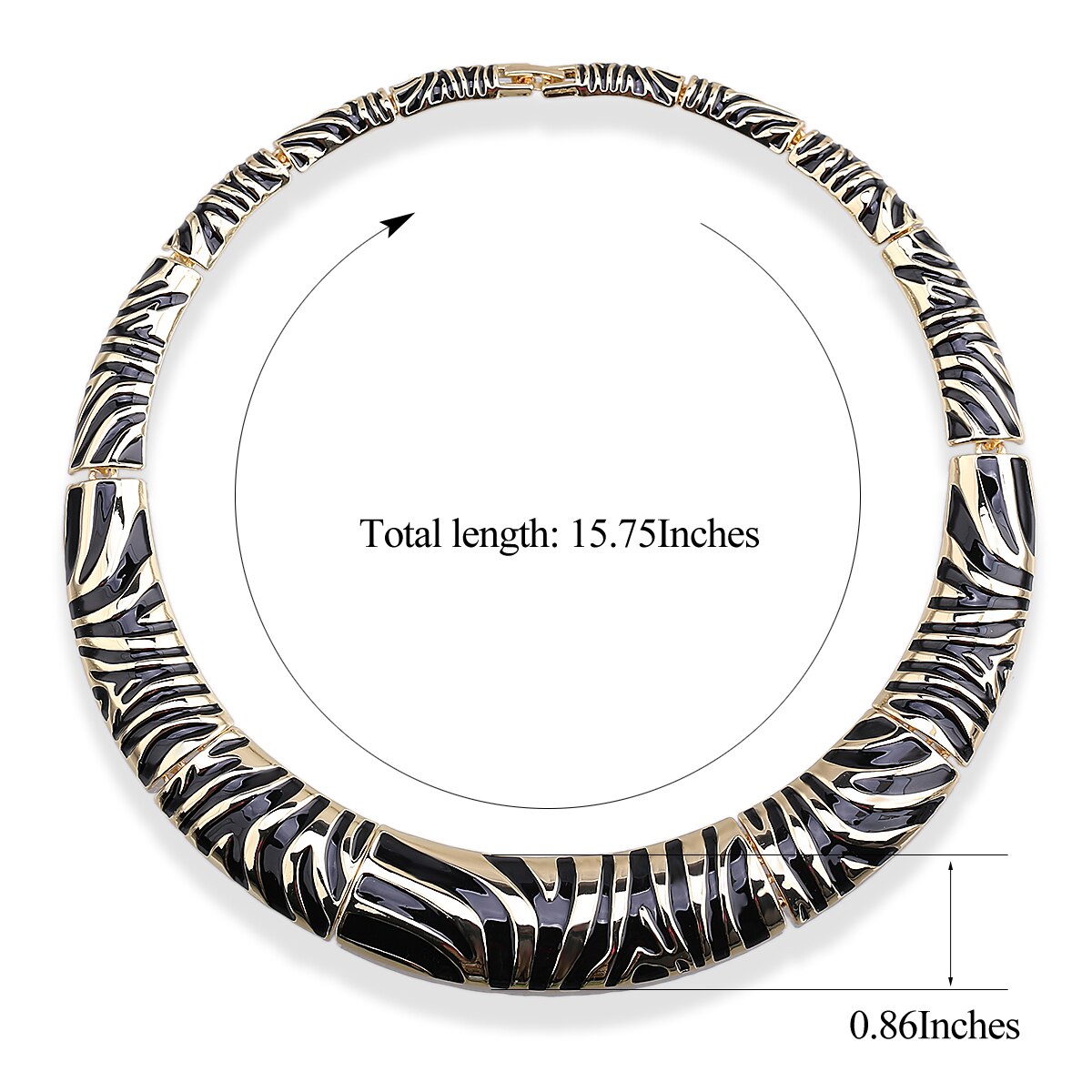 Zebra Necklace