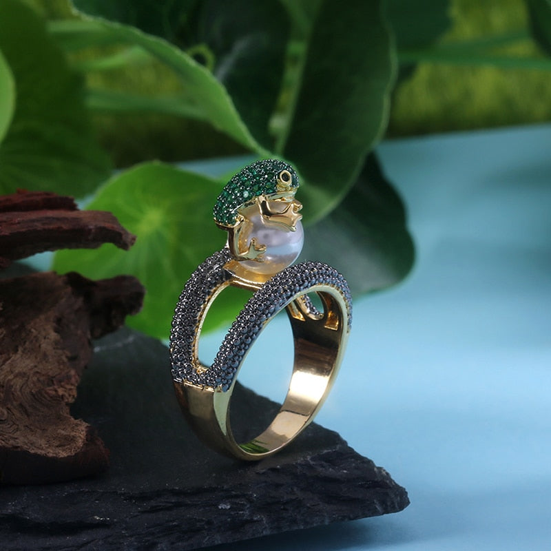 frog ring froggy ring