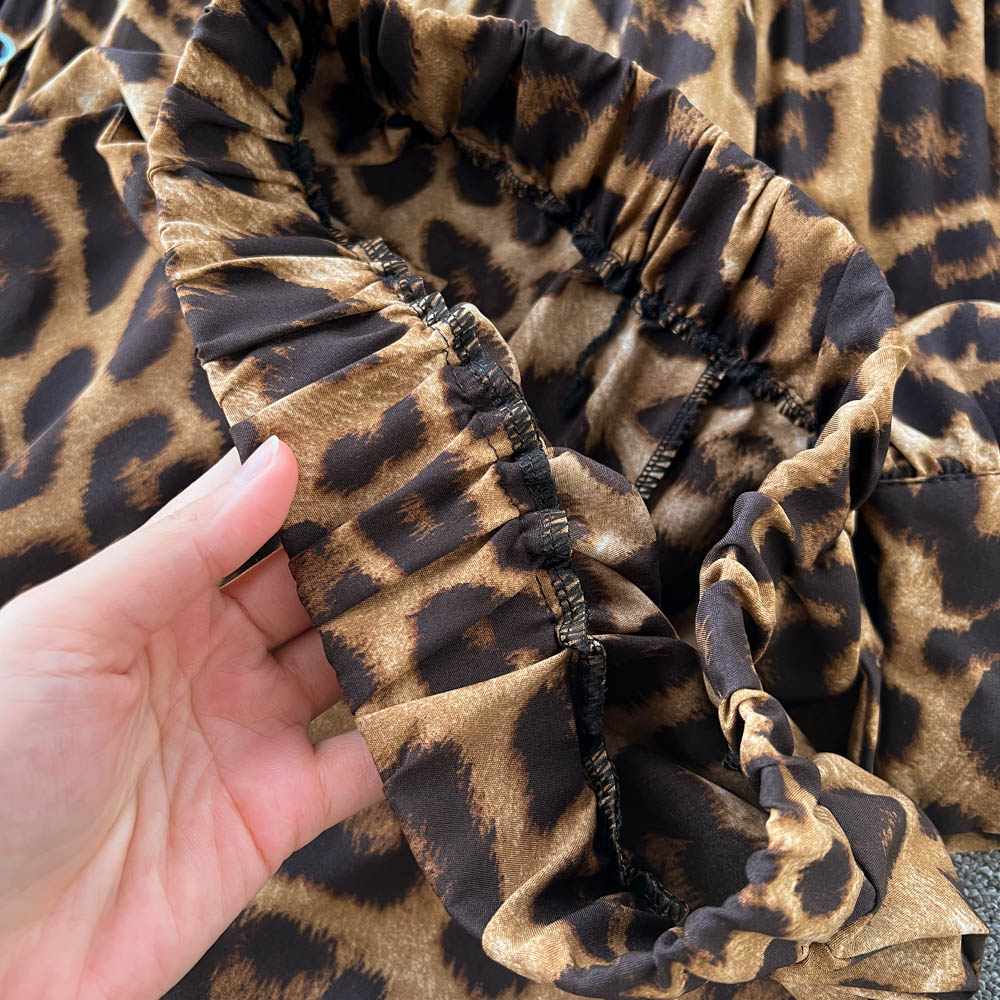 Leopard Vintage Look Deux Piece