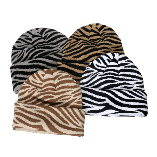 Animal Print Beanie