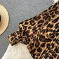 Leopard Vintage Look Deux Piece