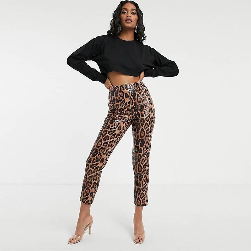 NWT Zara High Waist Animal Print Mini Flare Pants | Flare pants, Zara, Pants  for women