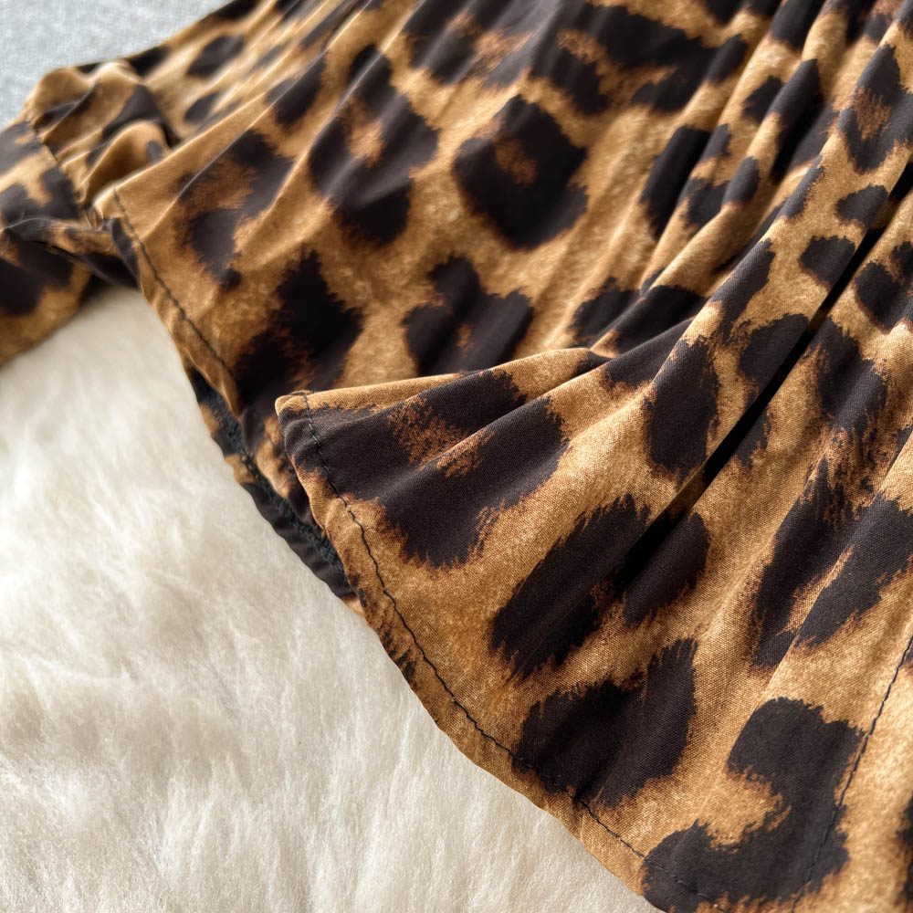 Leopard Vintage Look Deux Piece