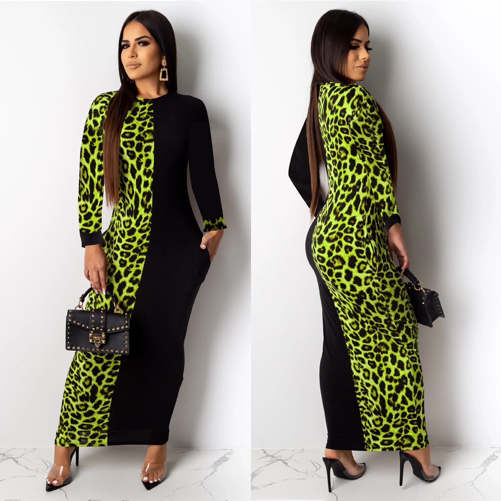 Leopard Print Duo Dress